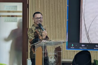 Kepada BPN Depok Indra Gunawan saat menjadi pembicara di Forum Perangkat Daerah Badan Keuangan Daerah Tahun Anggaran 2025 yang diselenggarakan oleh Pemkot Kota Depok, pada Jumat, 16 Februari 2024. Foto/bpn depok