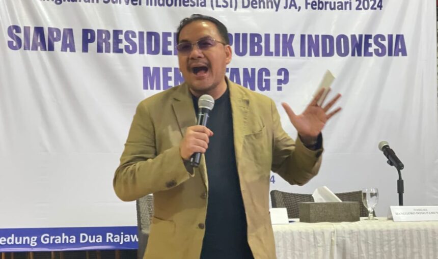 Pendiri Lingkaran Survei Indonesia (LSI) Denny Januar Ali (JA). Foto: Joesvicar Iqbal/Dok/ipol.id
