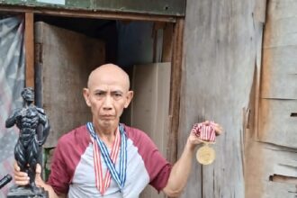 Aan Palma ketika ditemui di kediamannya di Kawasan Kemandoran I, Gang Subur, Jakarta Selatan, Rabu(21/2).