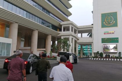 Kompleks Kejaksaan Agung RI, Jalan Sultan Hasanuddin, Kebayoran Baru, Jakarta Selatan. Foto: Yudha Krastawan/ipol.id