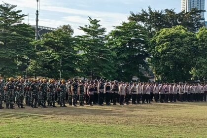 Ilustrasi pengamanan yang berjalan lancar pasca pelaksanaan pemilu 2024 oleh TNI/Polri.(foto ipol.id)