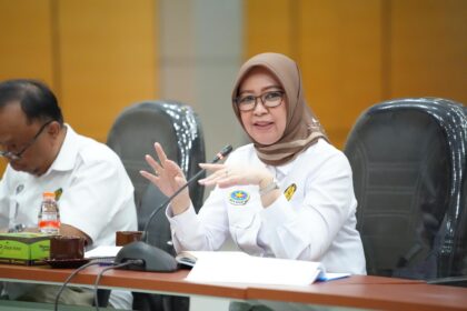 Kepala BPH Migas Erika Retnowati saat Public Hearing di Bandung. Foto: Dok BPH Migas