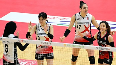 Red Sparks akan menghadapi Hi Pass pada Minggu (11/2). (Dok. Korea Volleyball Federation KOVO)