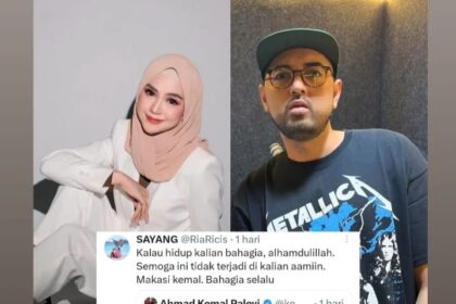 Kemal Palevi berikan komentar perceraian Ria Ricis akan jadi video YouTube part l. Foto: IG, @kemalpalevi & @riaricis1795 (tangkap layar)