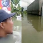 Situasi warga terdampak banjir di Kabupaten Demak, Jawa Tengah. Foto: IG, @info.negri (tangkap layar)