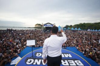Capres Anies Baswedan berkampanye di Lapangan Lumpue, Parepare, Sulawesi Selatan, Selasa (6/2/2024). Foto: dok Timnas AMIN