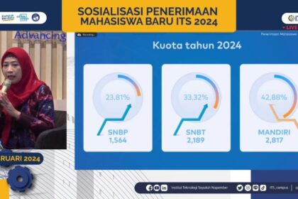 ITS sosialisasikan penerimaan mahasiswa baru 2024. Foto: Ist