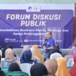 Sjarifuddin Hasan, yang akrab disapa Syarief Hasan saat menjadi pembicara pada Forum Diskusi Publik, dengan tema Kemiskinan Ekstrim : Potret, Strategi dan Upaya Penanggulangan. Acara tersebut berlangsung di Gor Futsal jln. Warung Bitung, Suka Jadi, Kecamatan Campaka, Kabupaten Cianjur, Jawa Barat, Selasa (6/2/2024). Foto: ist