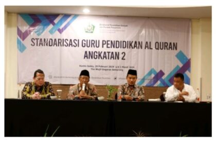 kembali mengadakan Uji Kompetensi Pendidikan Alquran. Hal ini dilakukan melalui Standarisasi Guru Pendidikan Alquran.