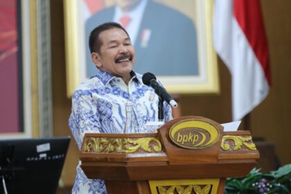 Jaksa Agung ST Burhanuddin dalam sambutan penandatanganan naskah Nota Kesepahaman antara Kementerian Badan Usaha Milik Negara (BUMN), BUMN dan BPKP di Jakarta, Senin (4/3/2024). Foto: Puspenkum Kejaksaan Agung