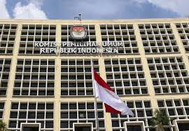 Gedung KPU RI di kawasan Jakarta Pusat yang menjadi pusat rekapitulasi suara pileg 2024.(Foto dok KPU RI)
