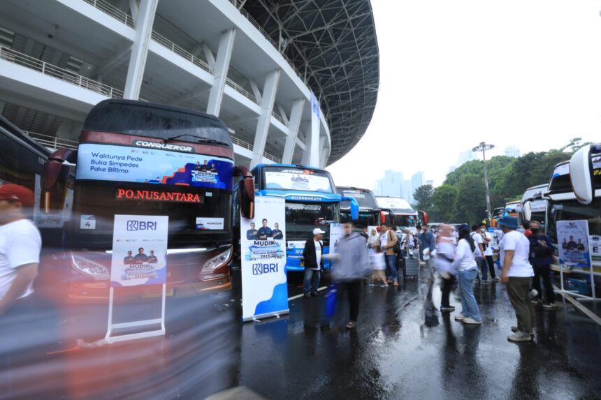 PT Bank Rakyat Indonesia (Persero) Tbk atau BRI sebagai BUMN turut mengakomodasi masyarakat, khususnya nasabah BRI untuk ikut dalam program Mudik Asyik bersama BUMN 2024. Foto: Dok BRI