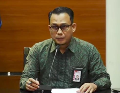 Kabag Pemberitaan KPK, Ali Fikri. Foto: Live streaming YT KPK RI