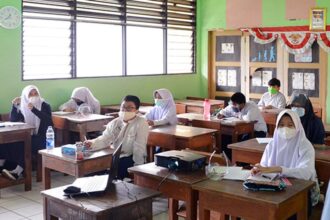 Ilustrasi murid sekolah saat kegiatan belajar-mengajar di DKI Jakarta. Foto: dok pemprov