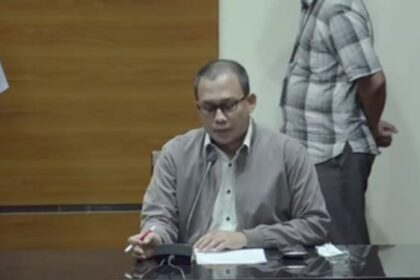 Kabag Pemberitaan KPK, Ali Fikri. Foto: Live YT KPK RI