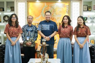 Bamsoet usai menerima pengurus OSIS SMA Labschool Kebayoran, di Jakarta, Kamis (14/3/24). (Istimewa)