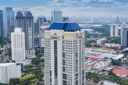 Plaza Bank Mandiri yang berlokasi di Jalan Gatot Subroto, Jakarta Selatan. Foto: Dok Bank Mandiri