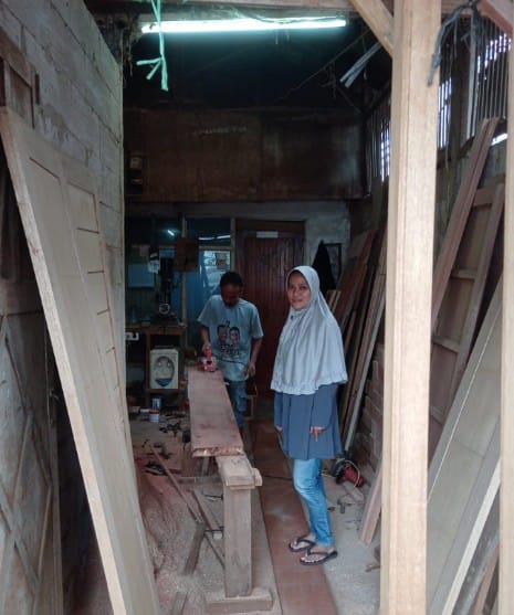 Siti, pelaku usaha yang tinggal di wilayah Duren Tiga, Jakarta Selatan. Foto: Dok BRI