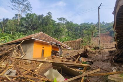 Kondisi terkini di wilayah terdampak longsor Kabupaten Bandung Barat, Jawa Barat, Jumat (29/3). Foto: BPBD Kabupaten Bandung Barat