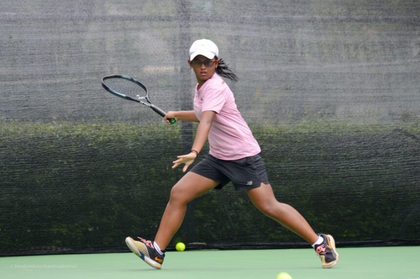 Getsa Tuntaskan Misi Revans, di Sportama Asian Tennis U-14/16 Jakarta. Foto/yoyo