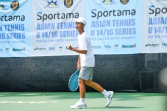 Gebuk petenis Hongkong, Ethan Jake Frans, menjuarai tunggal putr Sportama Asian Tennis U14/16 Series