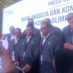 Komite Olimpiade Indonesia (NOC Indonesia) menggelar Rapat Anggota sekaligus Kongres Luar Biasa (KLB) di Hotel Fairmont, Jakarta. Foto/ipol