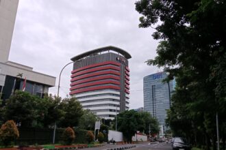 Gedung Merah Putih KPK yang berlokasi di Kuningan, Jakarta Selatan. Foto: Yudha Krastawan
