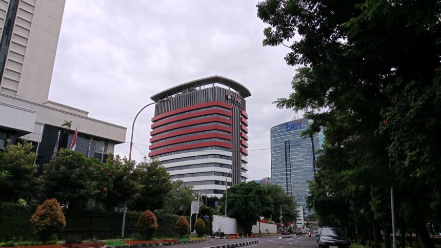 Gedung Merah Putih KPK yang berlokasi di Kuningan, Jakarta Selatan. Foto: Yudha Krastawan