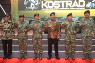 Jenderal TNI (Purn) Wiranto hadiri acara syukuran bersama dengan para prajurit “Cakra”, di Jakarta Utara, Rabu (6/3/2024). Foto: Dispenad