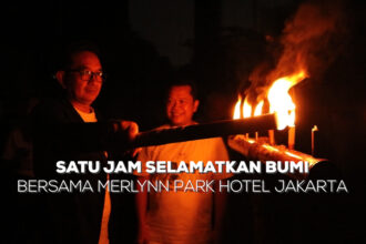 Satu Jam Selamatkan Bumi bersama Merlynn Park Hotel Jakarta