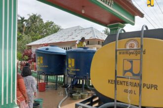 Berdasarkan data Balai Prasarana Permukiman Wilayah (BPPW) Sumatera Barat, sarana dan tanggap darurat yang telah didistribusikan untuk korban banjir yakni berupa Hidran Umum sebanyak 11 unit yang sudah terpasang seluruhnya. Foto: Ist