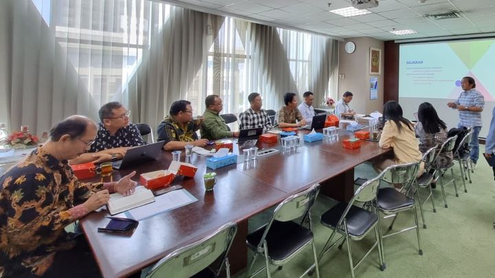 Direktorat Jenderal Bimas Katolik berkoordinasi dengan Konferensi Waligereja Indonesia (KWI). Koordinasi digelar usai Rakernas Ditjen Bimas Katolik 2024, 1 Maret 2024. Foto: Kemenag