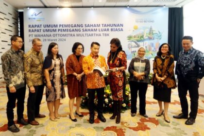 RUPST WOM Finance tahun 2024 membahas agenda tahunan tentang persetujuan dan pengesahan Laporan Keuangan Tahunan dan penggunaan Laba Bersih yang dicatatkan sepanjang tahun 2023. Foto: Ist