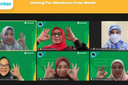 Ditjen P2P melakukan webinar dengan tema global “Uniting for Glaucoma-Free World” untuk memperingati World Glaucoma Week melalui zoom meeting