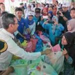 Pj Gubernur DKI Jakarta saat menghadiri sembako murah bagi masyarakat Jakarta.(Foto dok pemprov )