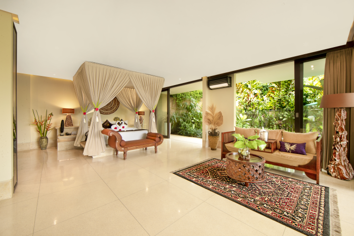 Presidential Suite yang memiliki luas 500 meter persegi. Foto; Nandini Jungle by Hanging Gardens