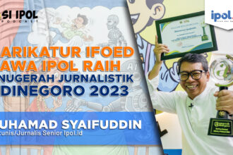 Karikatur Ifoed Bawa IPOL Raih Anugerah Jurnalistik Adinegoro 2023