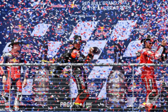 Vinales Rebut Podium Kemenangan MotoGP Amerika 2024. (MotoGP)