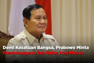 Demi Kesatuan Bangsa, Prabowo Minta Pendukungnya Tak Gelar Aksi Massa