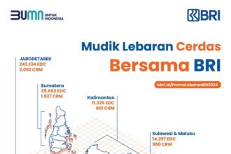 PT Bank Rakyat Indonesia (Persero) Tbk atau BRI senantiasa berkomitmen untuk memberikan layanan terbaik melalui jaringan terluas diseluruh penjuru Indonesia. (Dok BRI)
