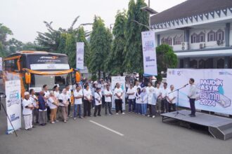 Dengan mengusung tema “Mudik Asyik Bersama BUMN 2024”, di tahun ini Jasa Marga mengantarkan sebanyak 1.226 orang pemudik ke kampung halaman di sejumlah daerah pulau Jawa.