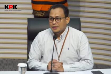 Kabag Pemberitaan KPK, Ali Fikri. Foto: Live streaming YT KPK RI