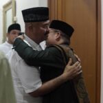 Wakil Bupati Kukar, Rendi Solihin, bersama Pengurus Kukar Keren bersilaturahmi ke Pendopo Bupati Kukar, Edi Damansyah, Rabu (10/4/2024).