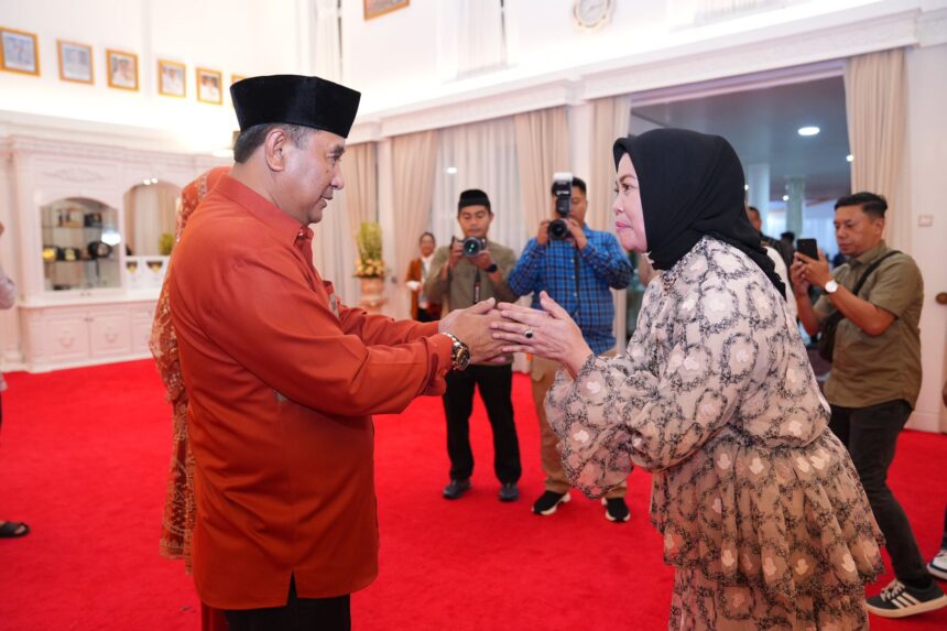 Open House , Bersama Kepala Daerah dan Jajaran, Pj Gubernur Bahtiar, Harap Jaga Silaturahmi dan Kekompakan