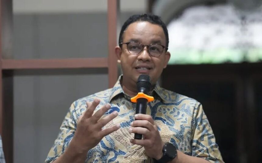 Capres nomor urut 01, Anies Baswedan dikabarkan bakal maju di Pilkada DKI 2024.(Foto IG)