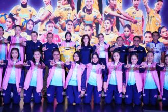 Menjelang kompetisi voli terbesar di Indonesia, Proliga 2024, Bank Mandiri secara resmi mengumumkan tim voli putri profesional dengan nama Jakarta Livin’ Mandiri (JLM). Foto: Bank Mandiri