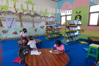 Ilustrasi perpustakaan anak di Kukar. Foto: Diskominfo Kukar