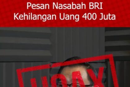 Hoax informasi yang diviralkan kembali di sosial media @rakyatdotnews dan oleh www.rakyat.news pada April 2024. Foto: Tangkap layar media sosial