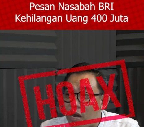 Hoax informasi yang diviralkan kembali di sosial media @rakyatdotnews dan oleh www.rakyat.news pada April 2024. Foto: Tangkap layar media sosial