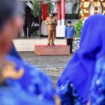 Dalam rangka memperingati Hari Kesadaran Nasional, Aparatur Sipil Negara (ASN) Pemerintah Provinsi Sulawesi Selatan mengikuti Upacara Bendera yang diadakan di Lapangan Kantor Gubernur, pada Rabu, 17 April 2024. Foto: Ist